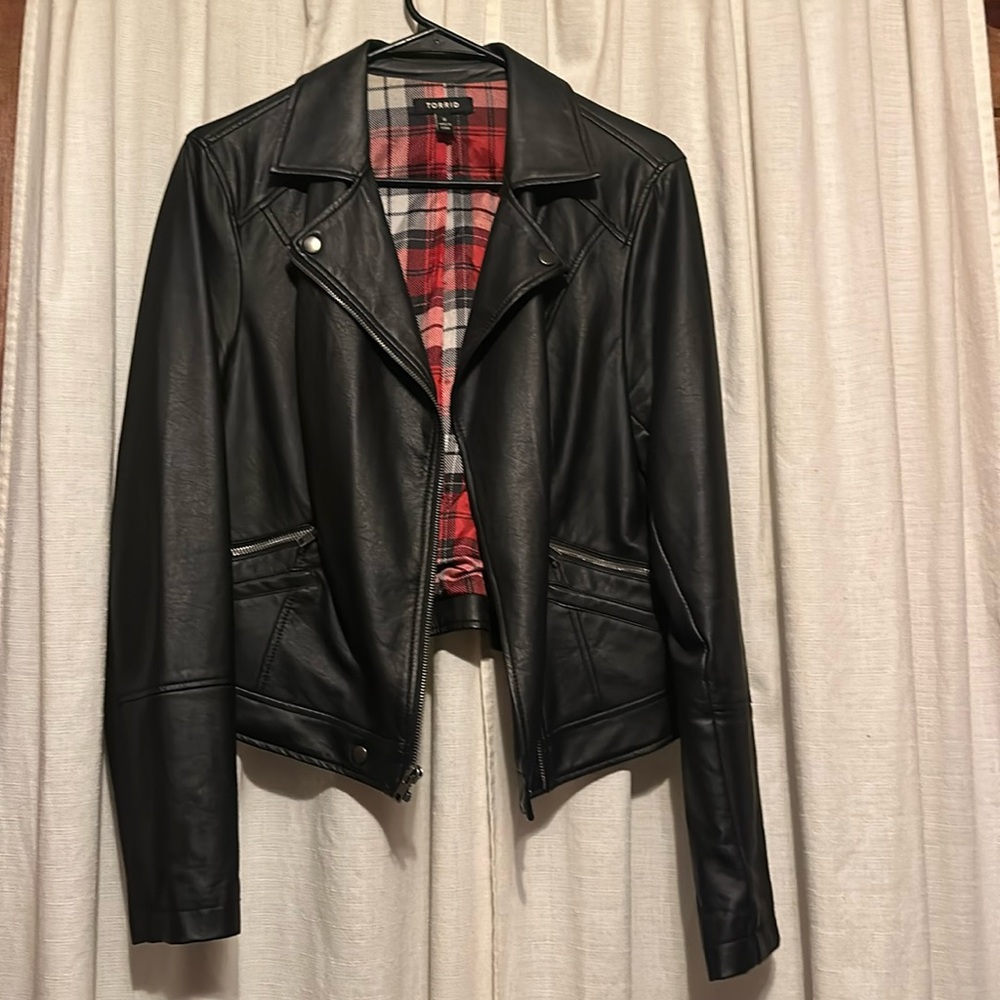 Torrid leather jacket size 0